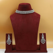Choker Zircon/AD Necklace Set 4137-69