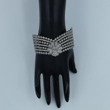 Silver Zircon/AD Bracelet 9171-3669