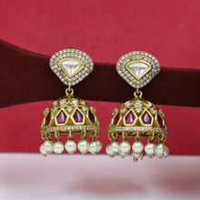 Jhumki Kundan Earring 19872-28