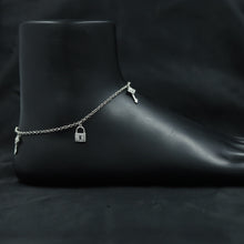 Lock and Key Zircon/AD Stylish Payal/Anklets 7959-05