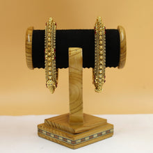 Antique Gold Pachheli Bangles/Kada 19900-28