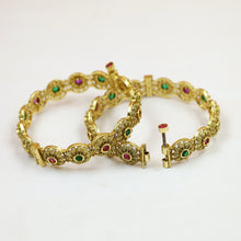Antique Gold Bangles/Kada 19893-28