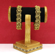 Antique Gold Temple Bangles/Kada 19895-28