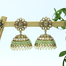 Mint Green Antique Earrings