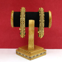 Antique Gold Pachheli Bangles/Kada 19906-28
