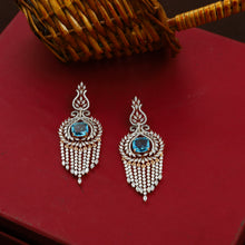 Rose Gold Polish Zircon/AD Earring 6698-69