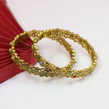 Antique Gold Bangles/Kada 19894-28