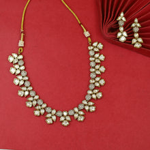 Round Neck Kundan Necklace Set 19877-28