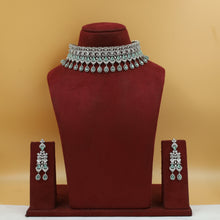 Mint Green Zircon/AD Choker Set  16622-3769
