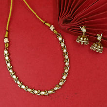 Round Neck Kundan Necklace Set 19878-28
