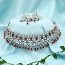 Choker Zircon/AD Necklace Set 4157-69