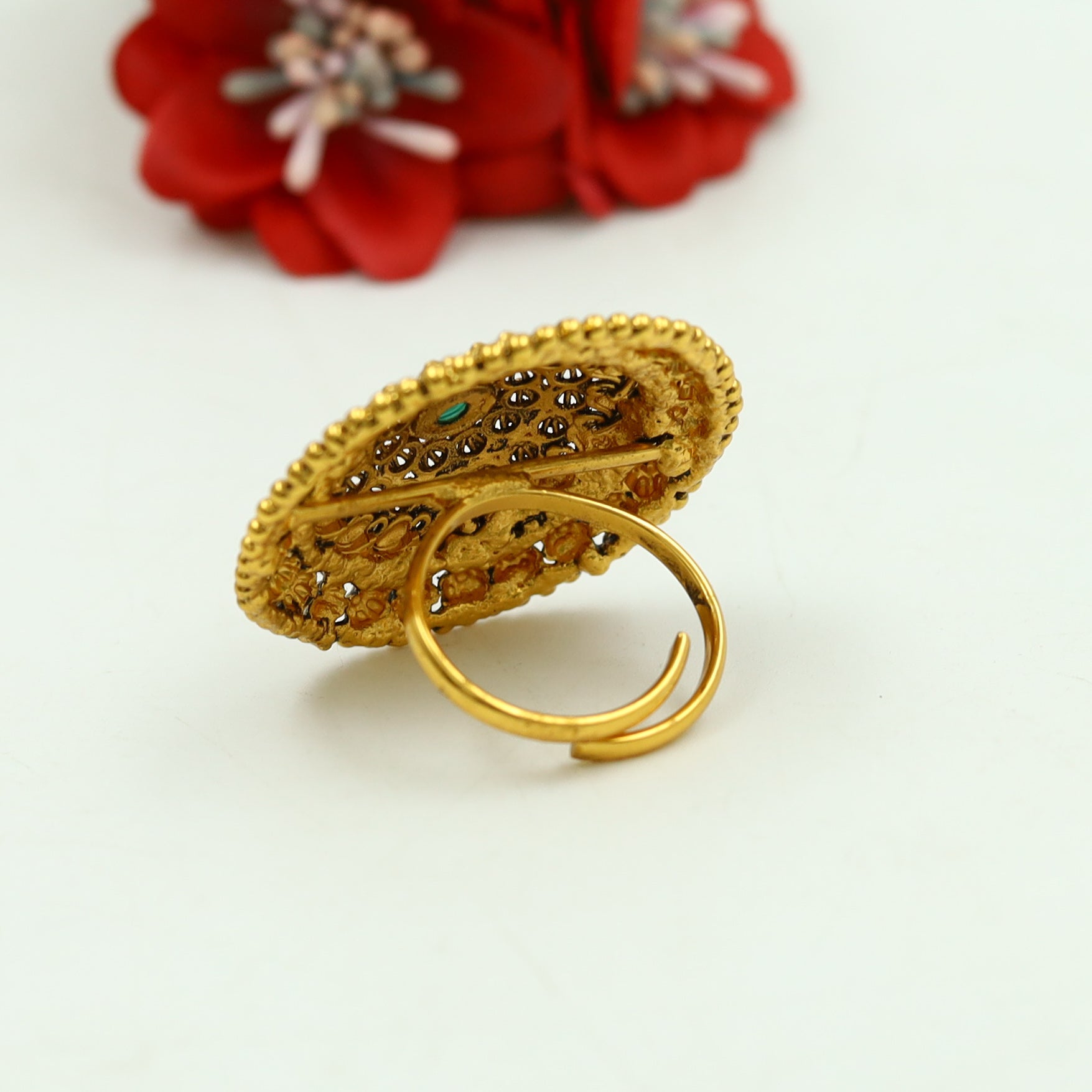 Antique Gold Plated Ring 9741-4815