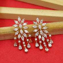 Round Neck Zircon/AD Necklace Set 19346-69