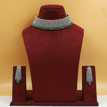 Choker Zircon/AD Necklace Set 3164-11