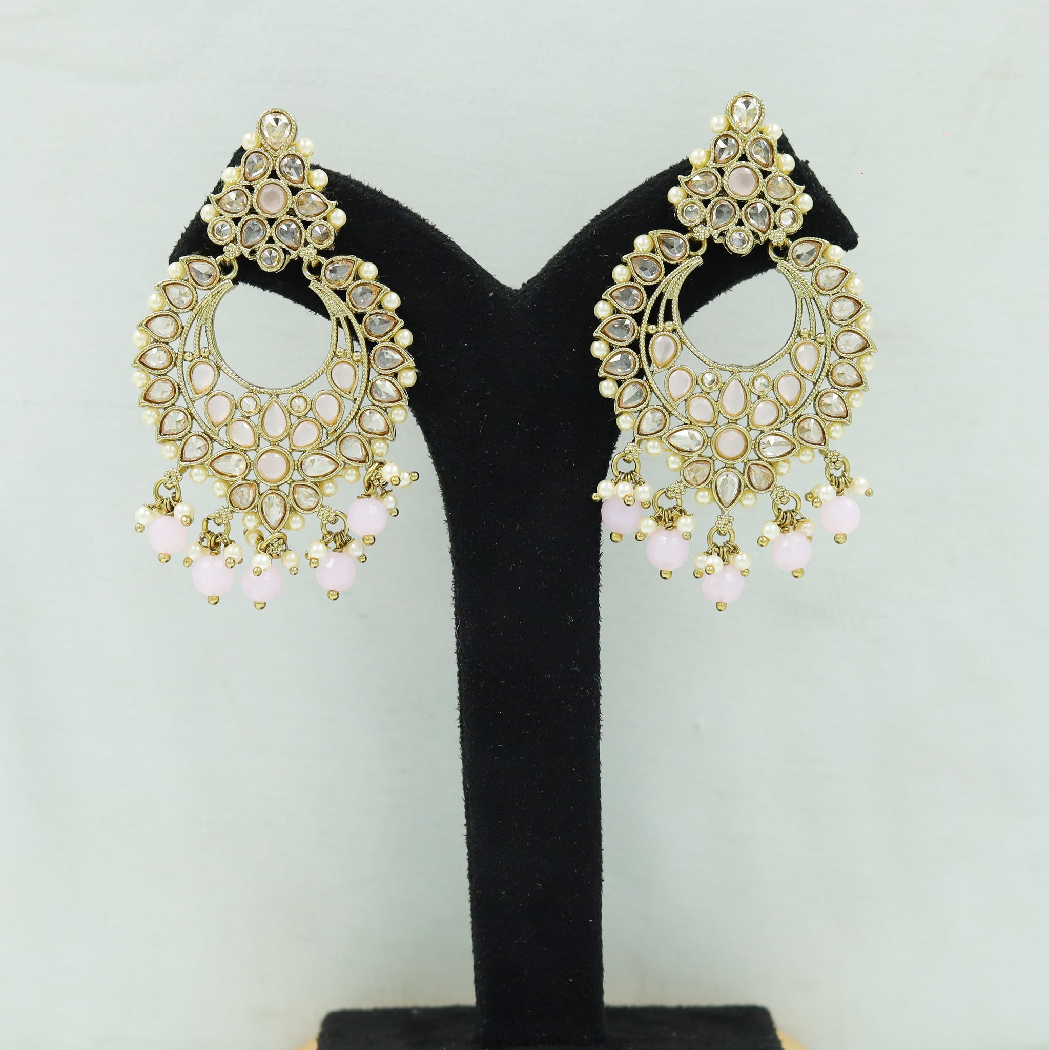 Pink Antique Earring