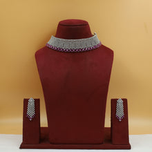 Choker Zircon/AD Necklace Set 3164-11