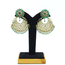 Green Antique Earrings 11052-6925