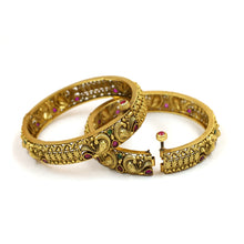 Antique Gold Bangles/Kada 19892-28