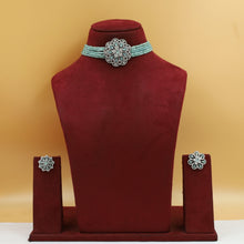Choker Zircon/AD Necklace Set 7182-33