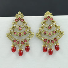 Ruby Antique Earrings