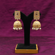 Meenakari Kundan Jhumki Earring 1149-5214