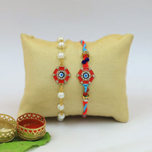 Evil Eye Rakhi Bracelet Set Rakhi Bracelet Set Hand Made In India 20092-100