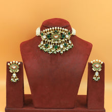 Sabya Inspired Multi Color Choker Kundan Necklace Set 20098-95