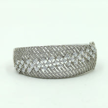 Silver Plated Zircon/AD Bracelet 7593-1142