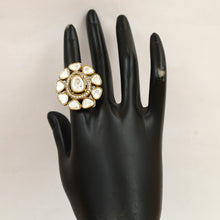 Moissanite Kundan Ring 19757-87