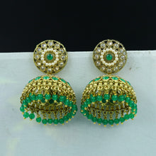 Green Antique Earrings