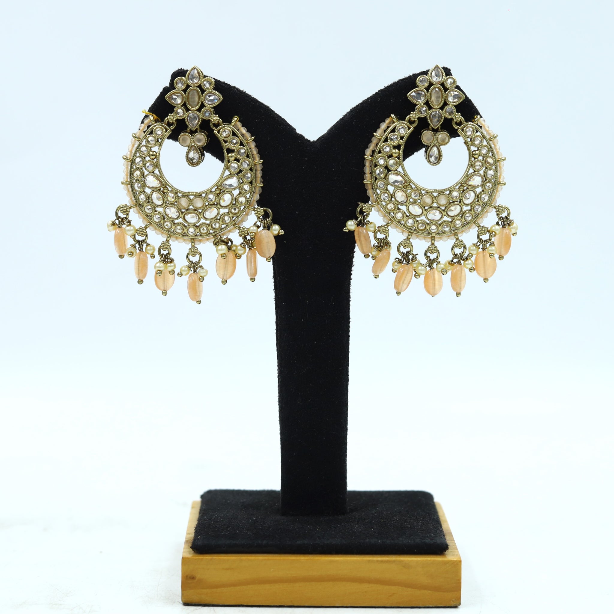 Peach Gold Look Earring 18041-5223