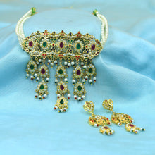 Choker Jadau Necklace Set 11525-65