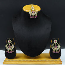 Ruby Earring with Tika Set 20019-7203