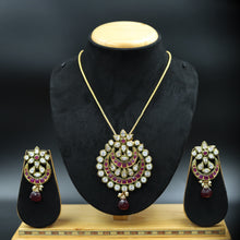 Designer Polki Pendant Set 9709-21