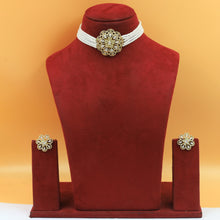 Choker Zircon/AD Necklace Set 7182-33