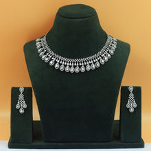 Round Neck Zircon/AD Necklace Set 6197-08