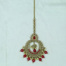 Chandbali Antique Earring Tika Set 6900-28