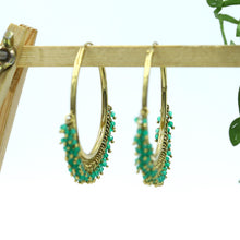 Green Antique Earrings 9606-4551
