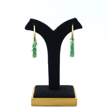 Green Antique Earrings 9606-4551