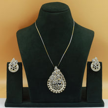 Gold Plated Zircon/AD Pendant Set 2539-6604