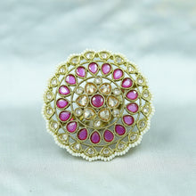 Antique Gold Finish Ring 4006-28