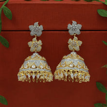 Jhumki Zircon/AD Earring 3360-08