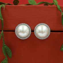 Silver Plated Zircon/AD Stud Earring 18401-5583