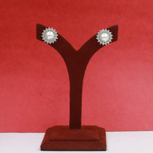 Pearl Zircon/AD Stud Earring 18380-5562