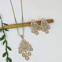 Stylish Zircon/AD Pendant Set 5588-69