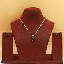 Light Zircon/AD Pendant Set 19563-08