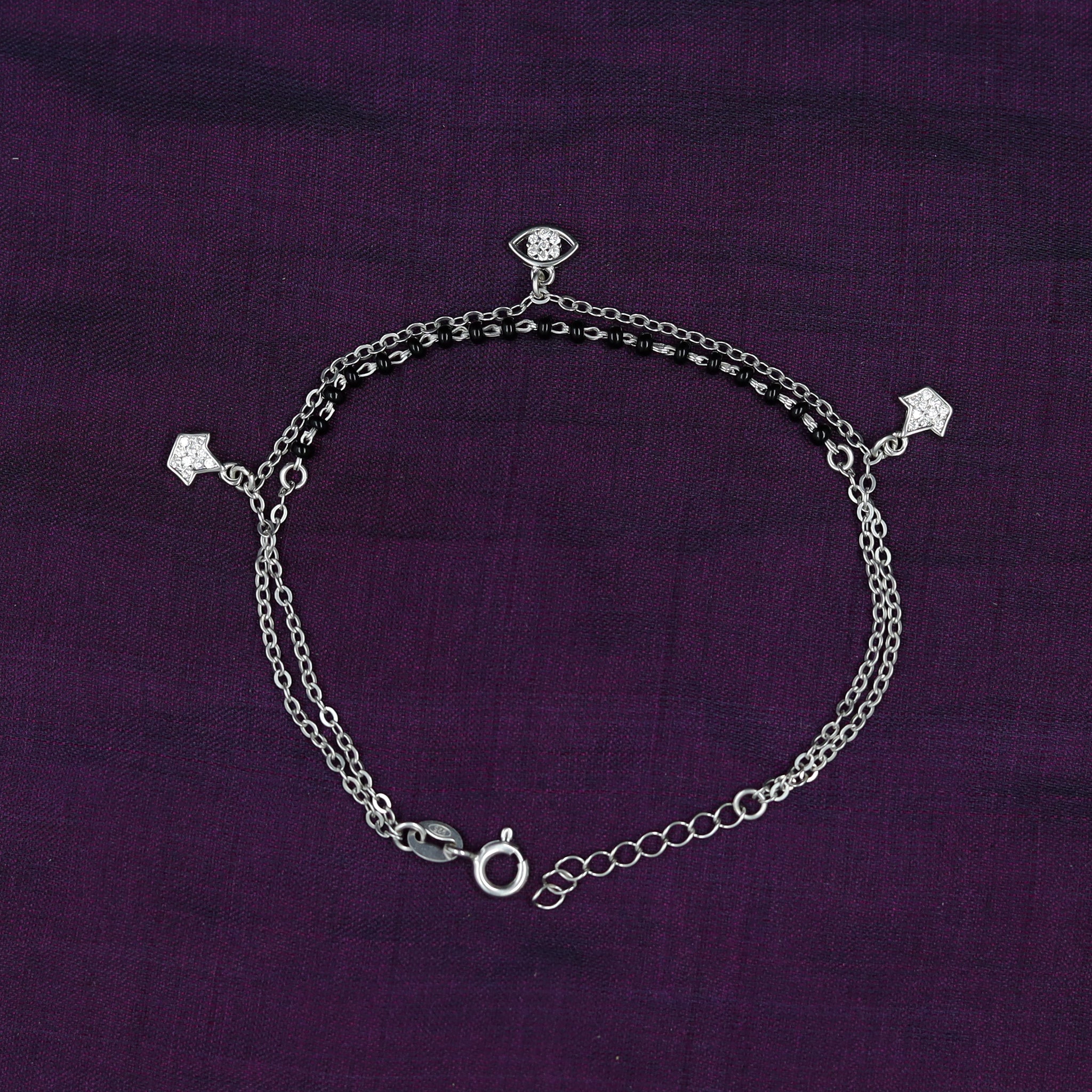 Pure 925 Hallmarked Silver Bracelet 11720-22