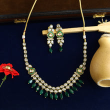 Polki Necklace Set 1524-21