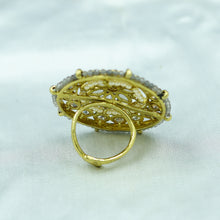 Antique Finish Adjustable Gray Ring 9653-4643