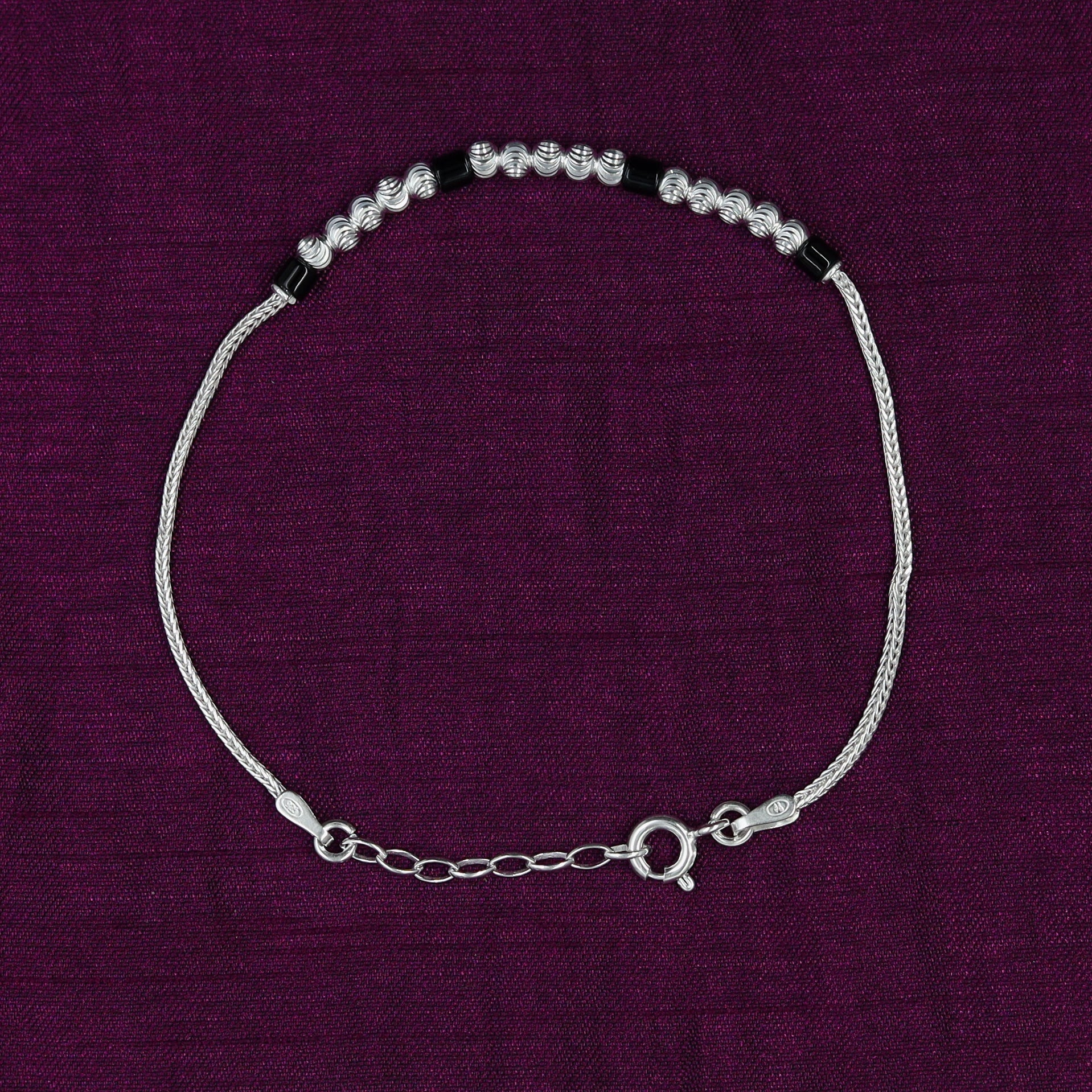 Pure 925 Hallmarked Silver Bracelet 11719-22